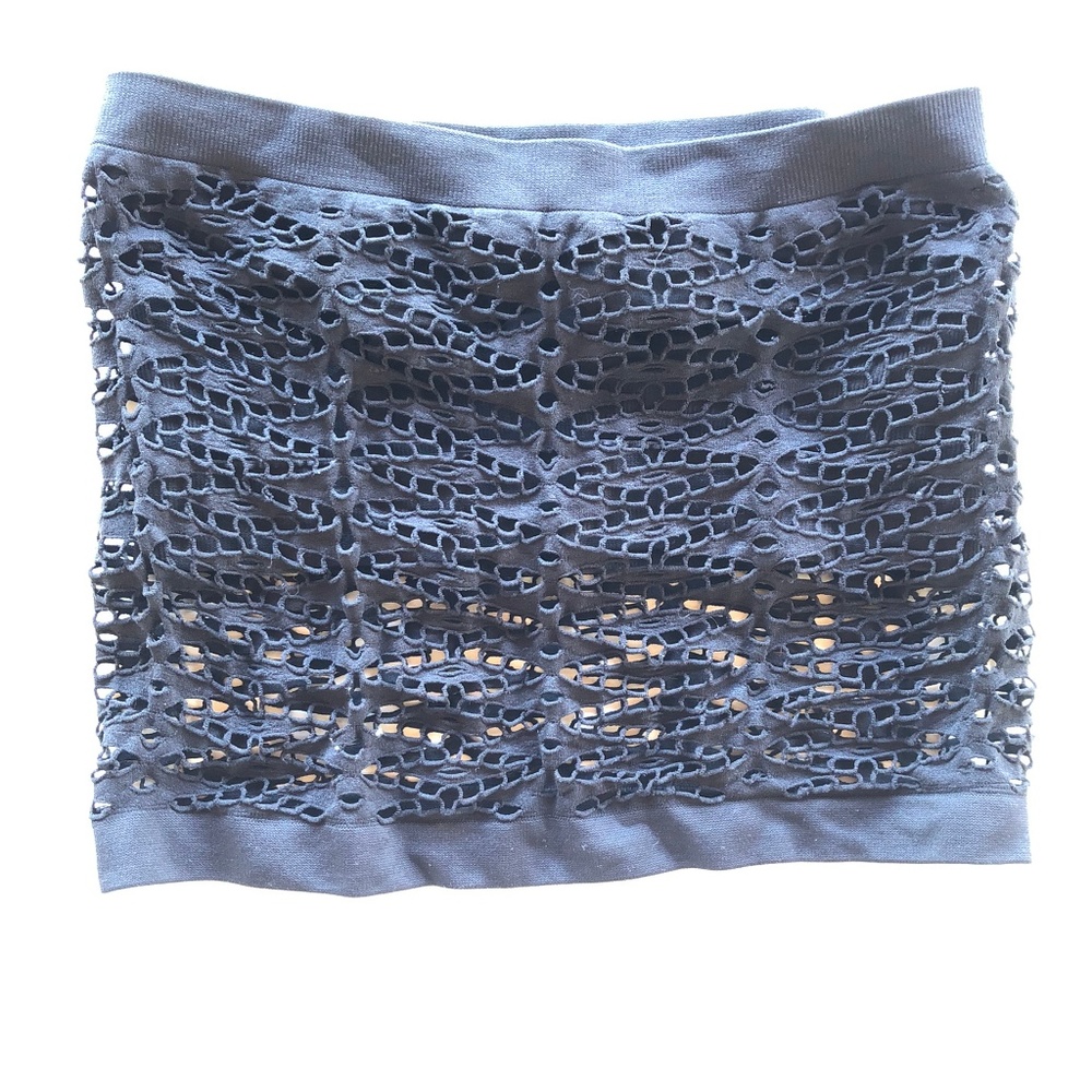 Black Net Tube Top